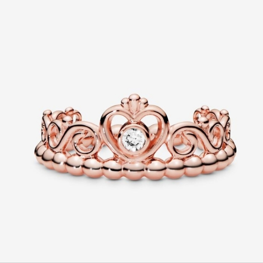 Pandora Princess Tiara Crown in Rose Gold